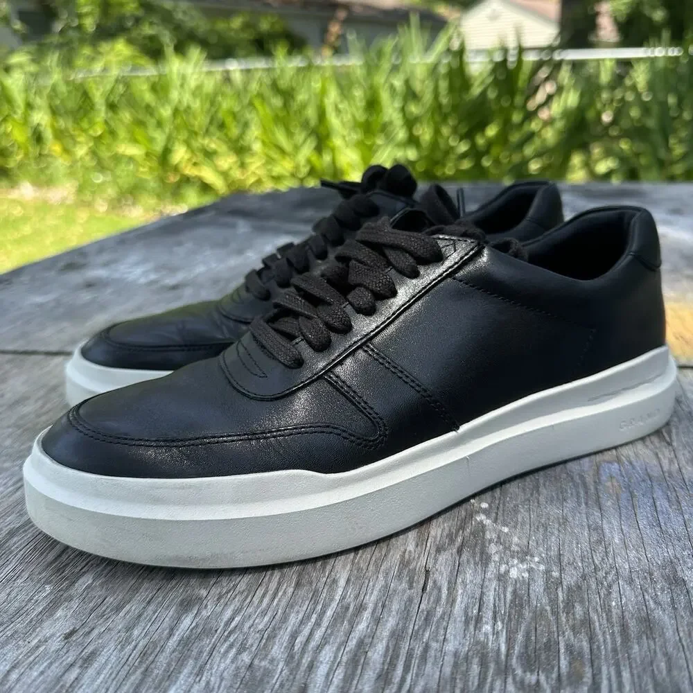 Cole Haan Grand Series OG Horizon Black Leather Men's 7 M Sneakers 275